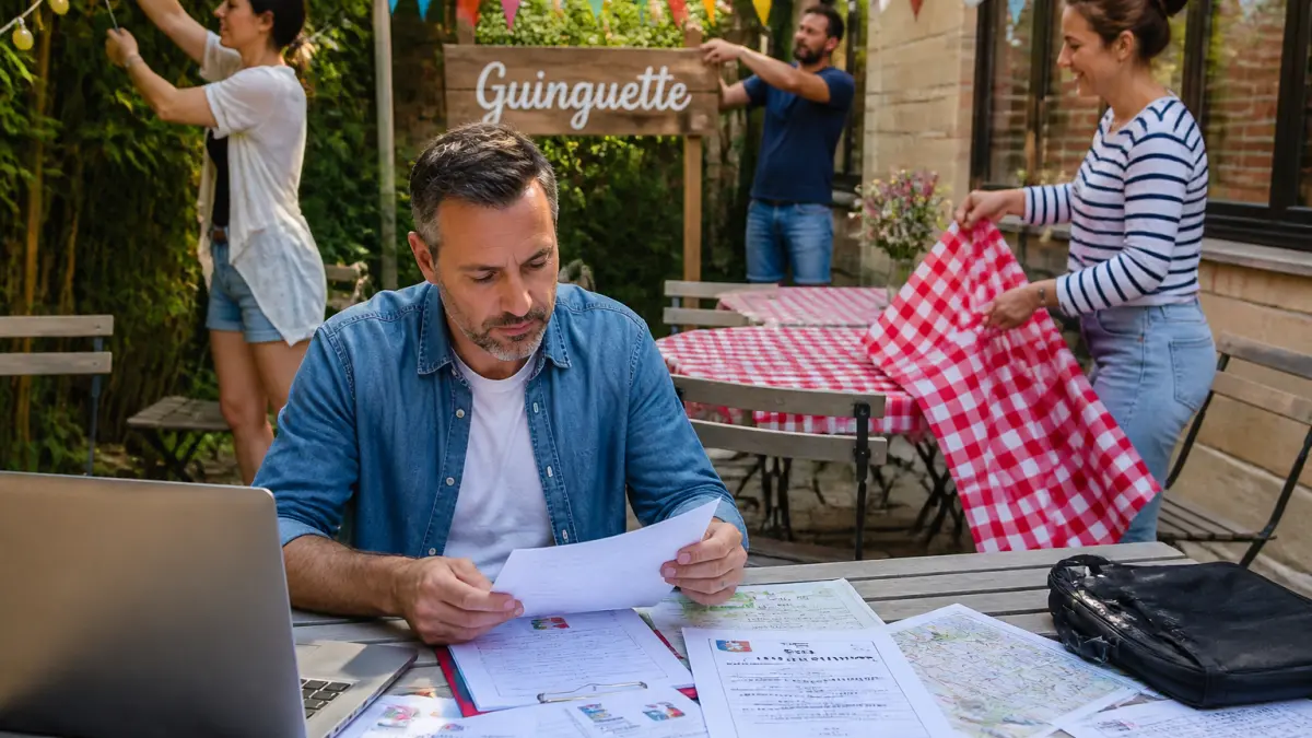 Organiser une guinguette chez soi : anticiper les risques juridiques et formalités administratives