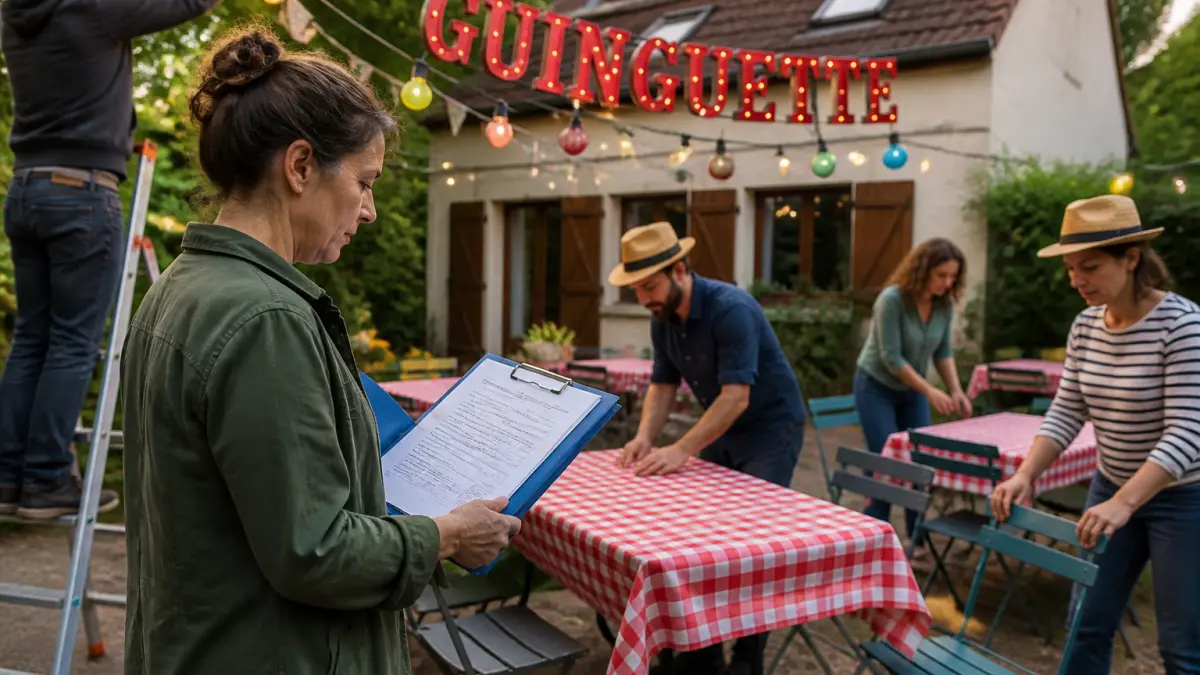 Organiser une guinguette chez soi : anticiper les risques juridiques et formalités administratives