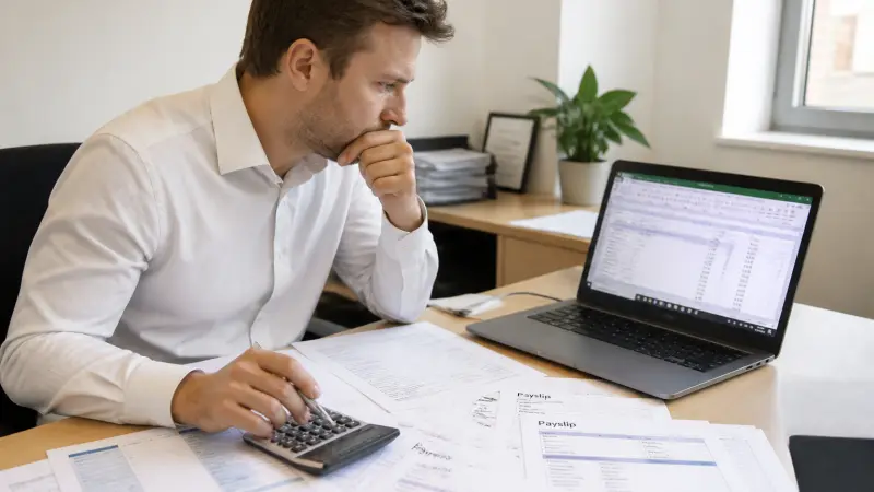 Erreurs à éviter pour bien calculer le solde de tout compte sur Excel
