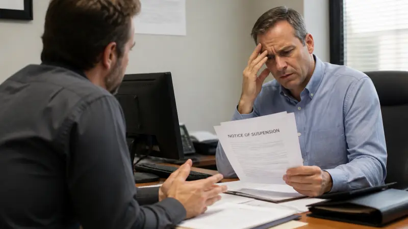 Contester une suspension sans justification précise : quelles étapes et quels recours ?